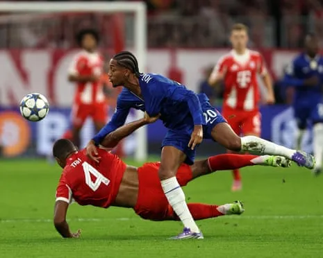 Chelsea's manager rages after Bayern Munich defender Jonathan Tah escapes dismissal in Champions League setback